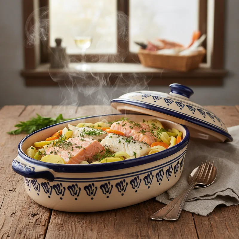 Baeckeoffe poisson : recette traditionnelle alsacienne aux poissons