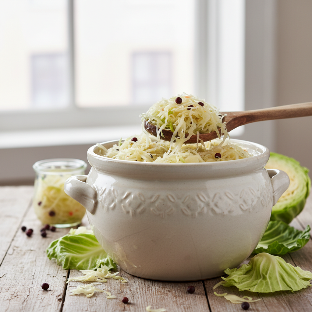 Choucroute fermentée : bienfaits digestifs