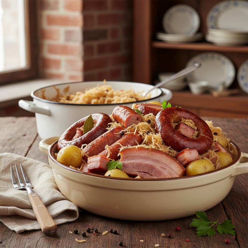 Choucroute alsacienne : recette authentique