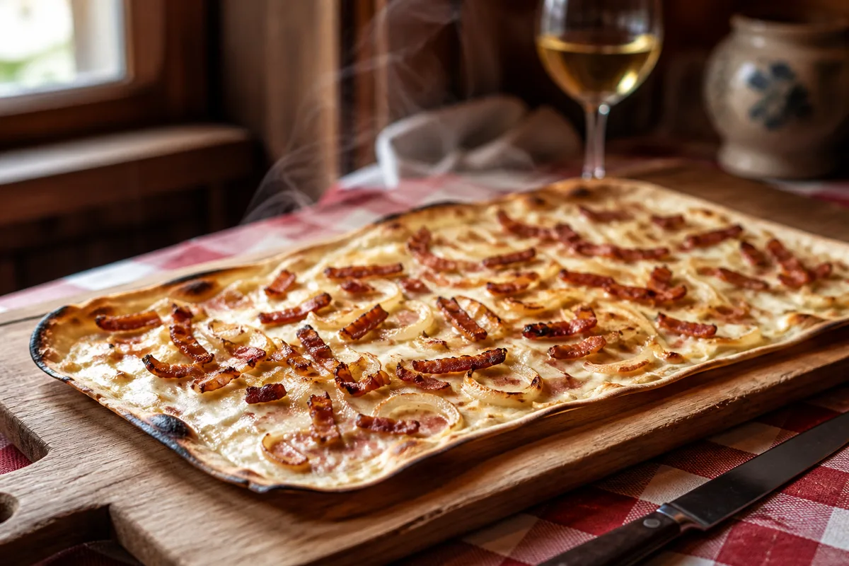 Flammekueche : la recette traditionnelle alsacienne