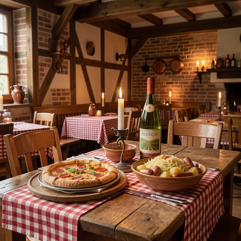 Restaurant typique en Alsace : 12 tables traditionnelles, menus et prix (2026)
